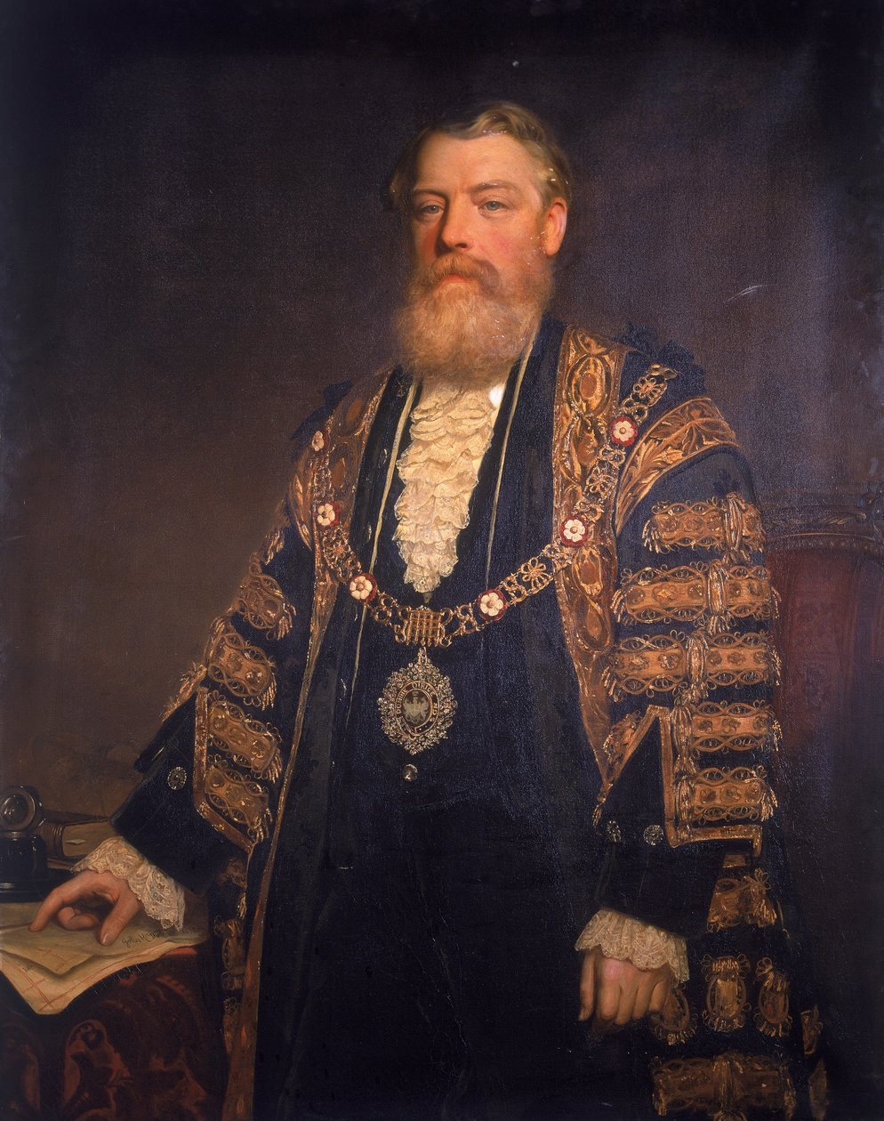 Sir Henry Edmund Knight. 1883 tekijältä John Robert Dicksee
