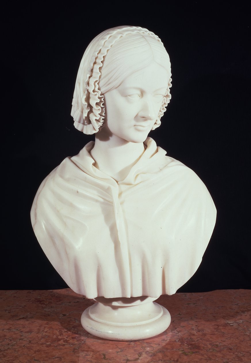 Florence Nightingalen rintakuva (1820-1910) tekijältä John Robert Steell