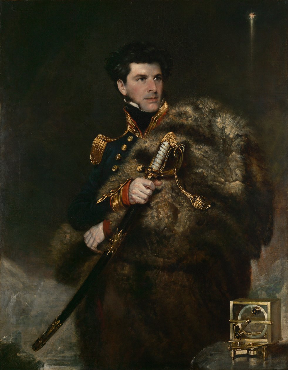 Komentaja James Clark Ross (1800-1862) tekijältä John Robert Wildman