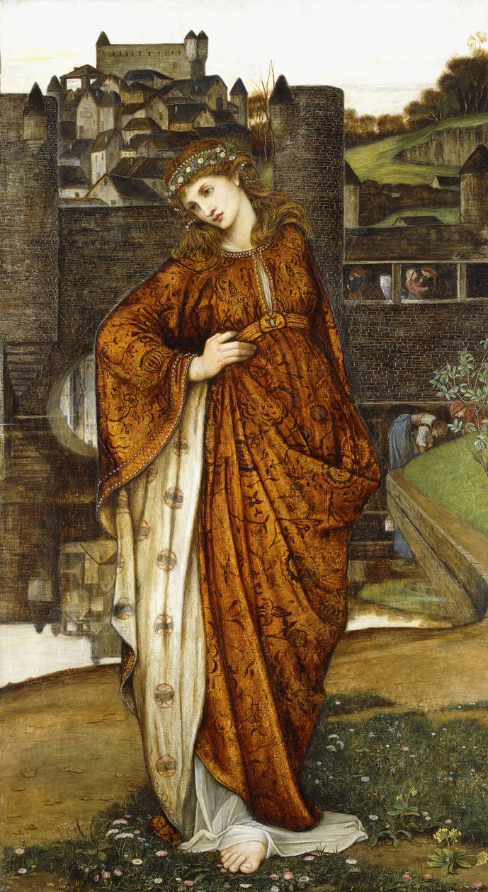 Vesiportin Neitsyt Neitsyt, tekijältä John Roddam Spencer Stanhope
