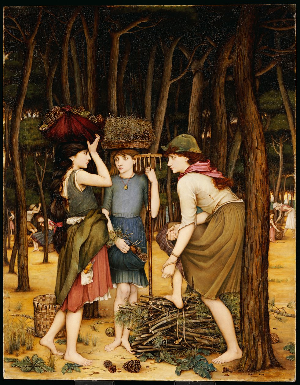 Pine Woods Viareggiossa tekijältä John Roddam Spencer Stanhope