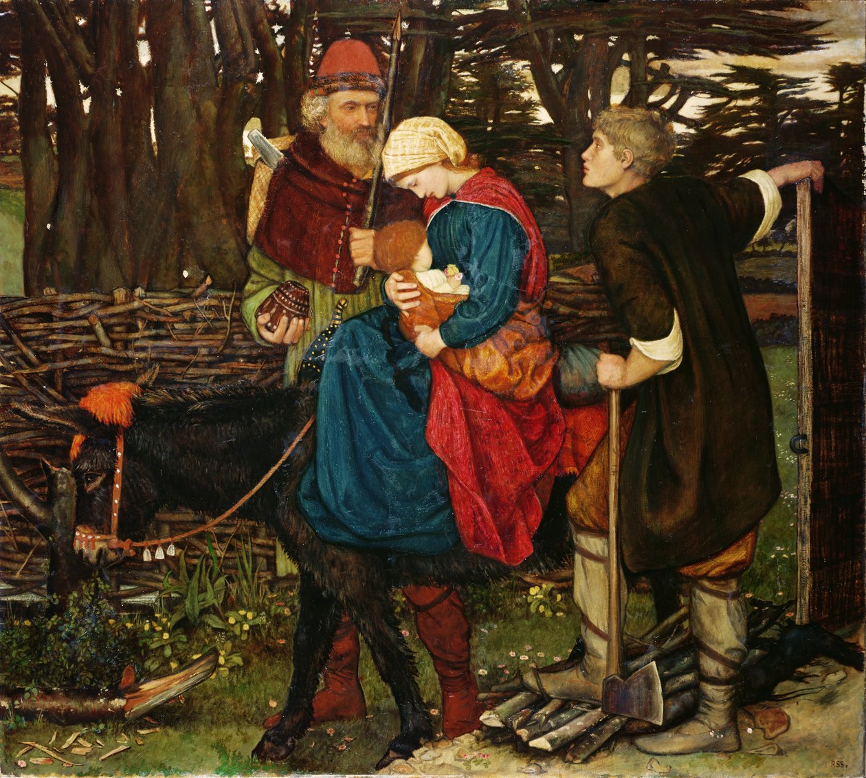 Pyhä perhe tekijältä John Roddam Spencer Stanhope