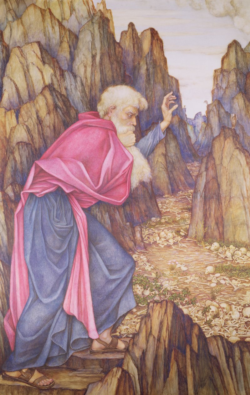 Hesekielin näky tekijältä John Roddam Spencer Stanhope