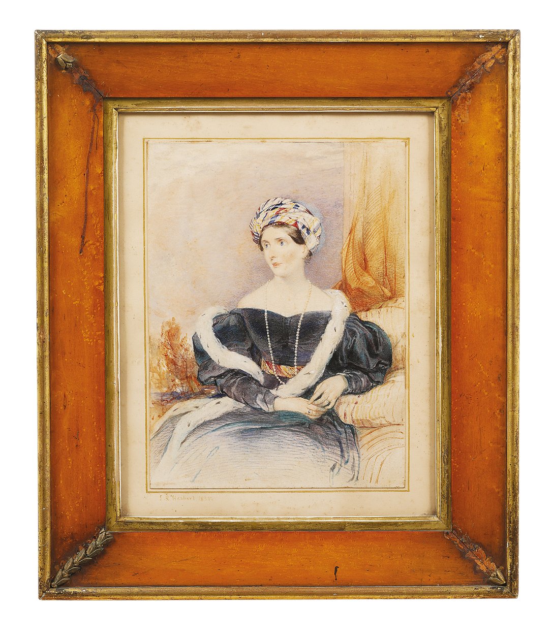 Lady Priscilla Wellesley-Polen muotokuva, Westmorlandin kreivitär, 1835 tekijältä John Rogers Herbert