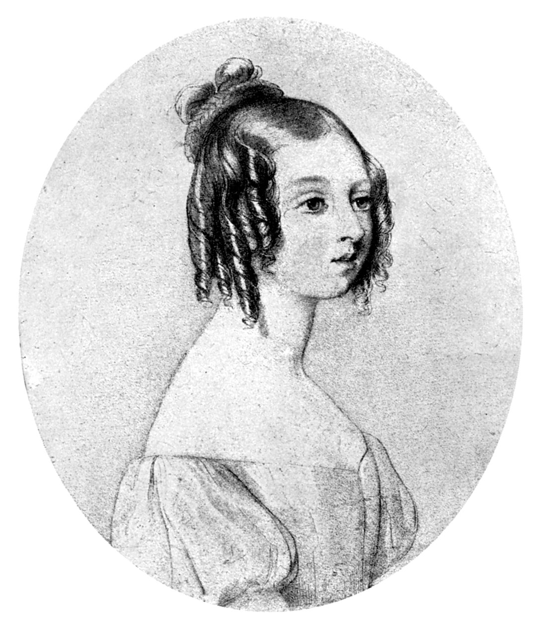 Prinsessa Victoria 15-vuotiaana vuonna 1834. tekijältä John Rogers Herbert