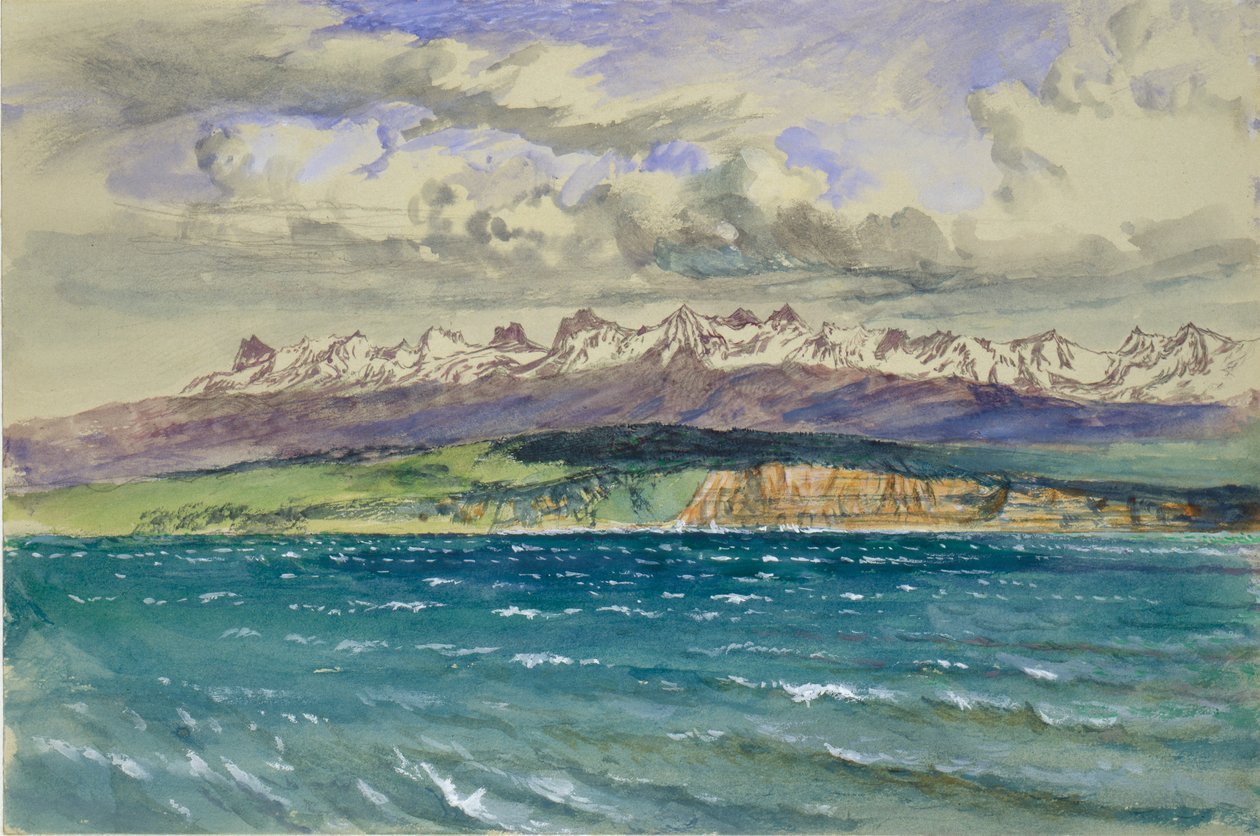 Kevään iltapäivä etelätuulen kanssa Neuchatelissa 30. huhtikuuta 1869 tekijältä John Ruskin