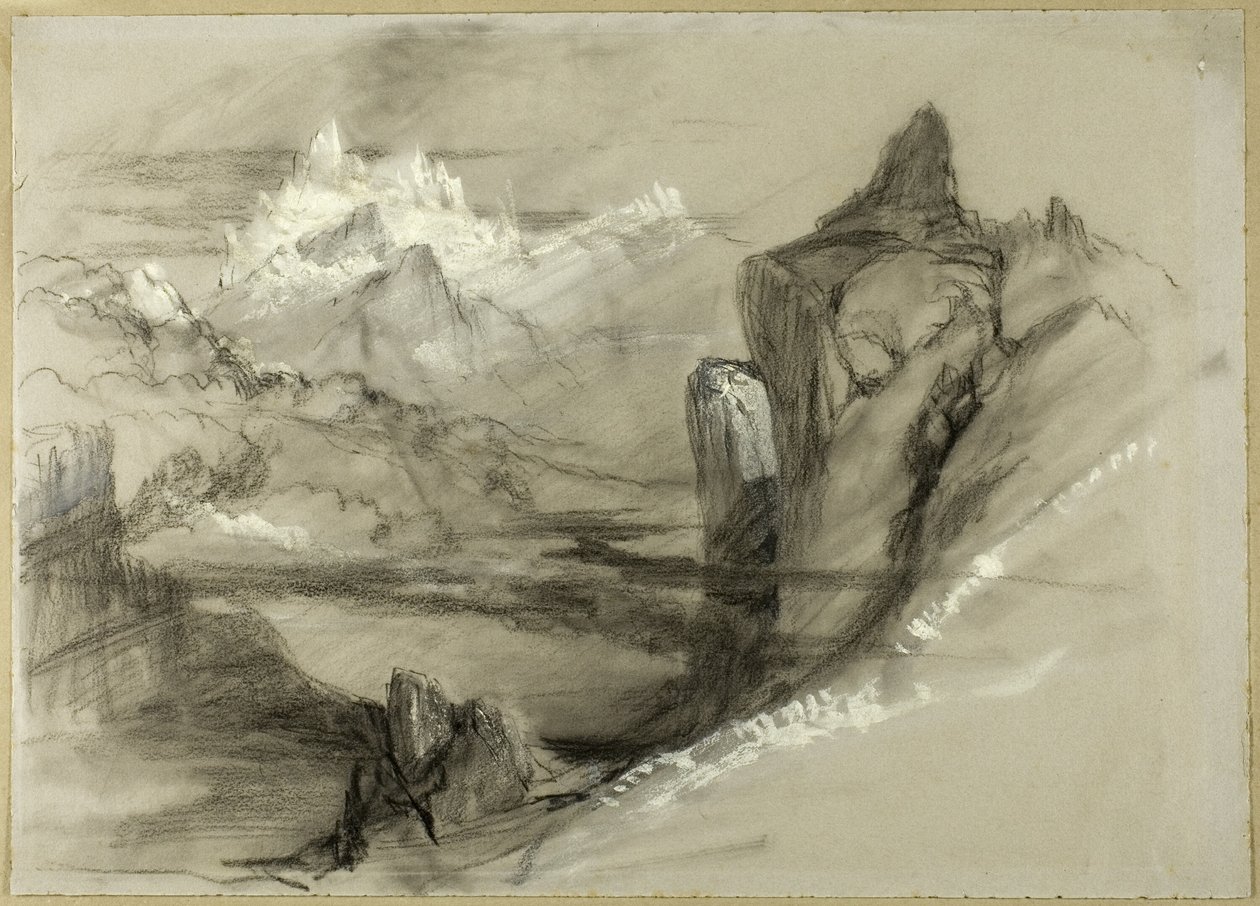 Vuoristomaisema tekijältä John Ruskin