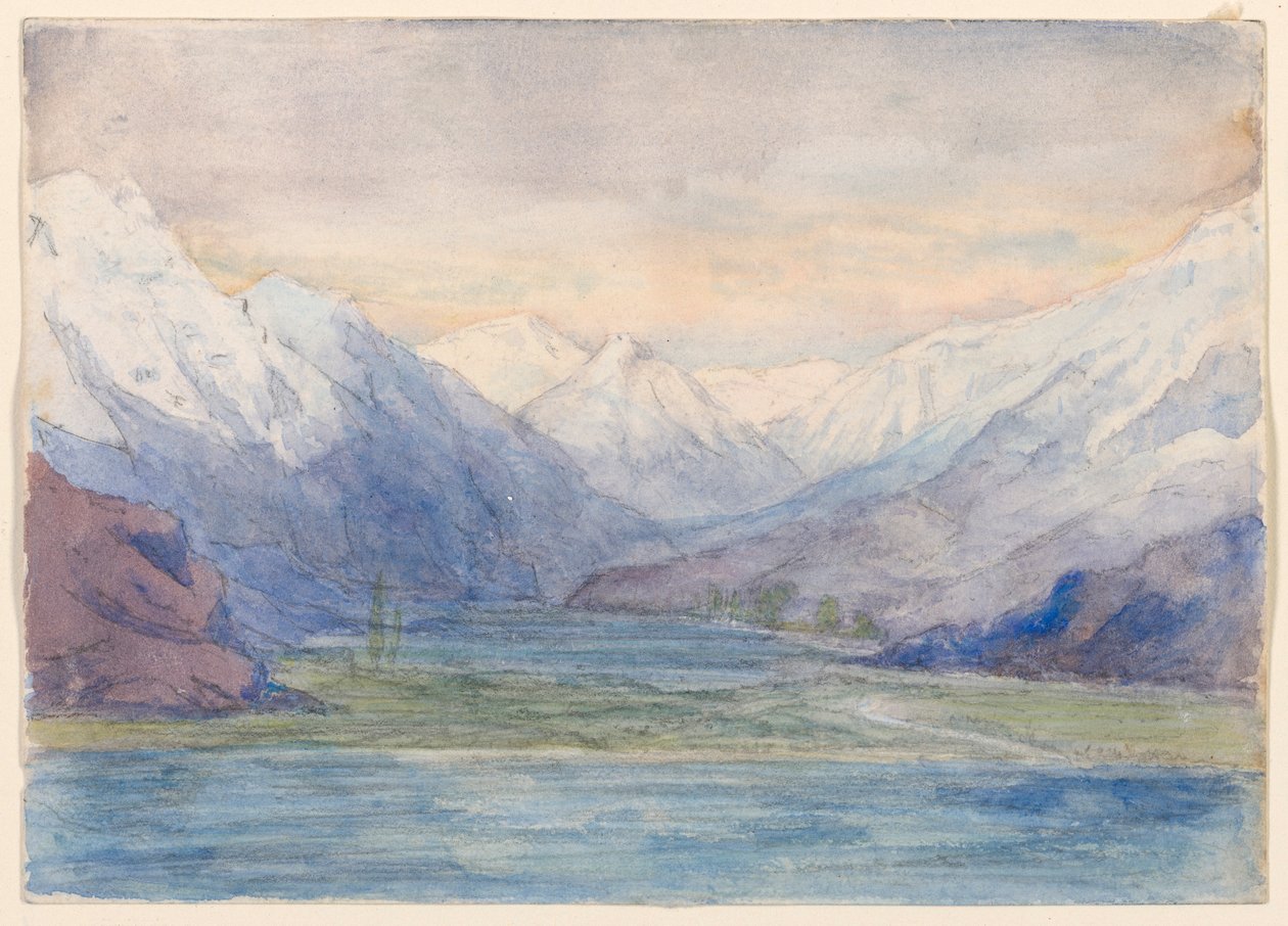 Vuoristomaisema tekijältä John Ruskin