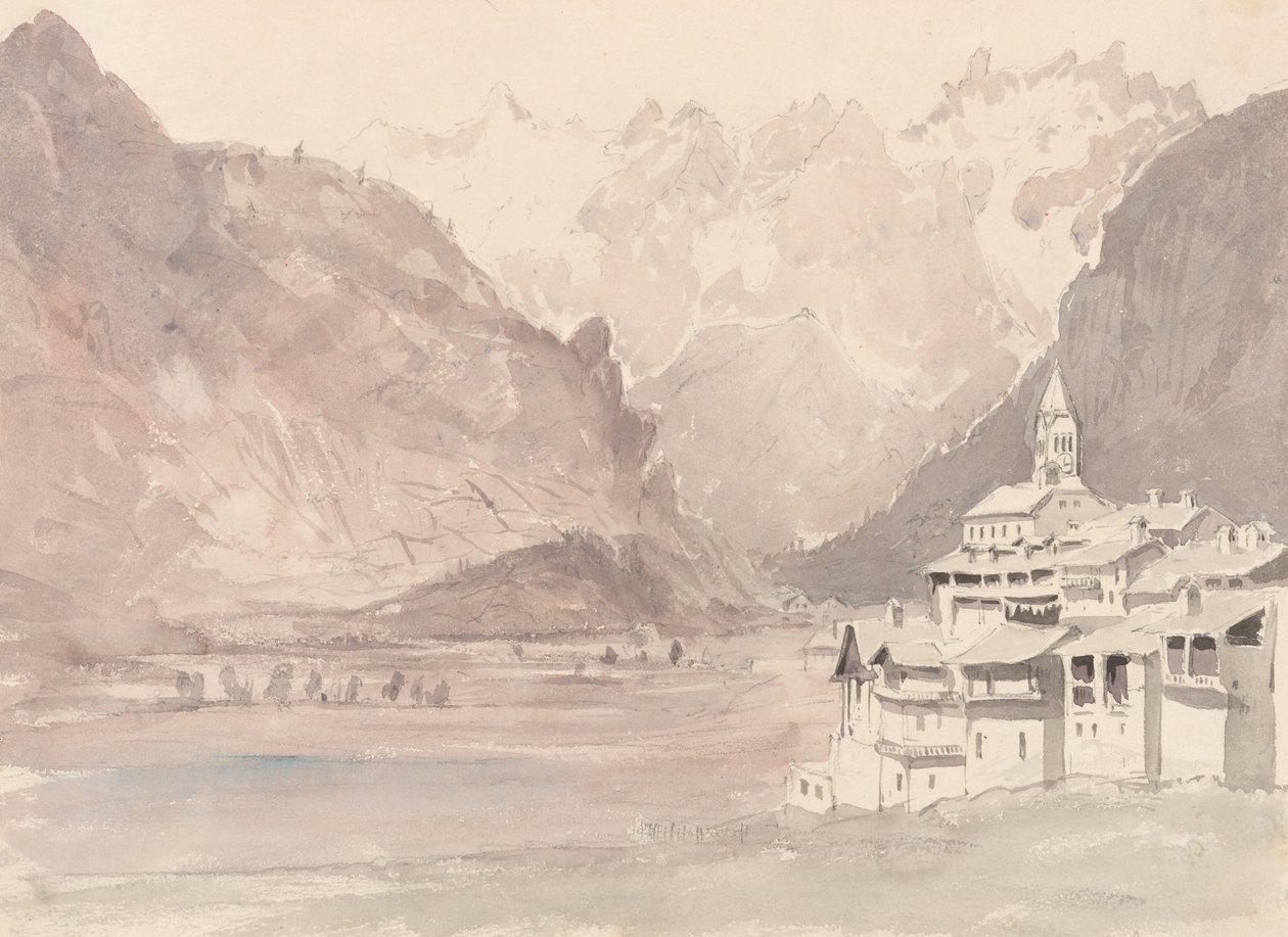 Sveitsiläinen vuoristomaisema tekijältä John Ruskin