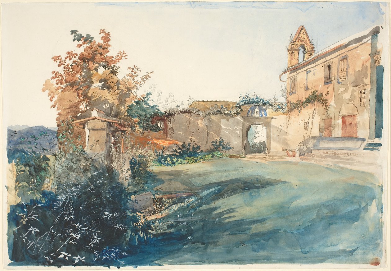 San Miniaton puutarha Firenzen lähellä tekijältä John Ruskin