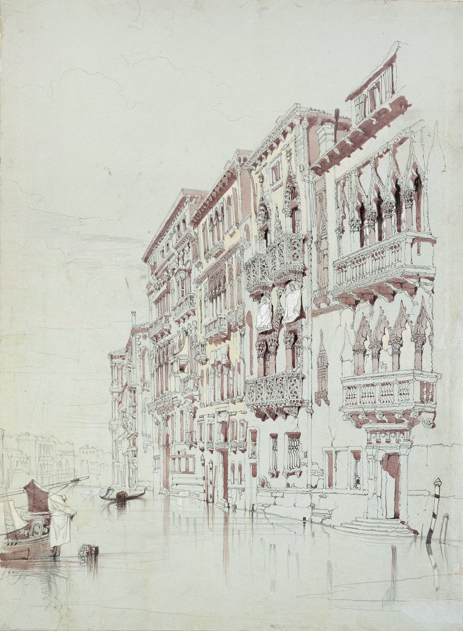 Palazzo Contarini-Fasan, Venetsia, 6.-16.5.1841 tekijältä John Ruskin