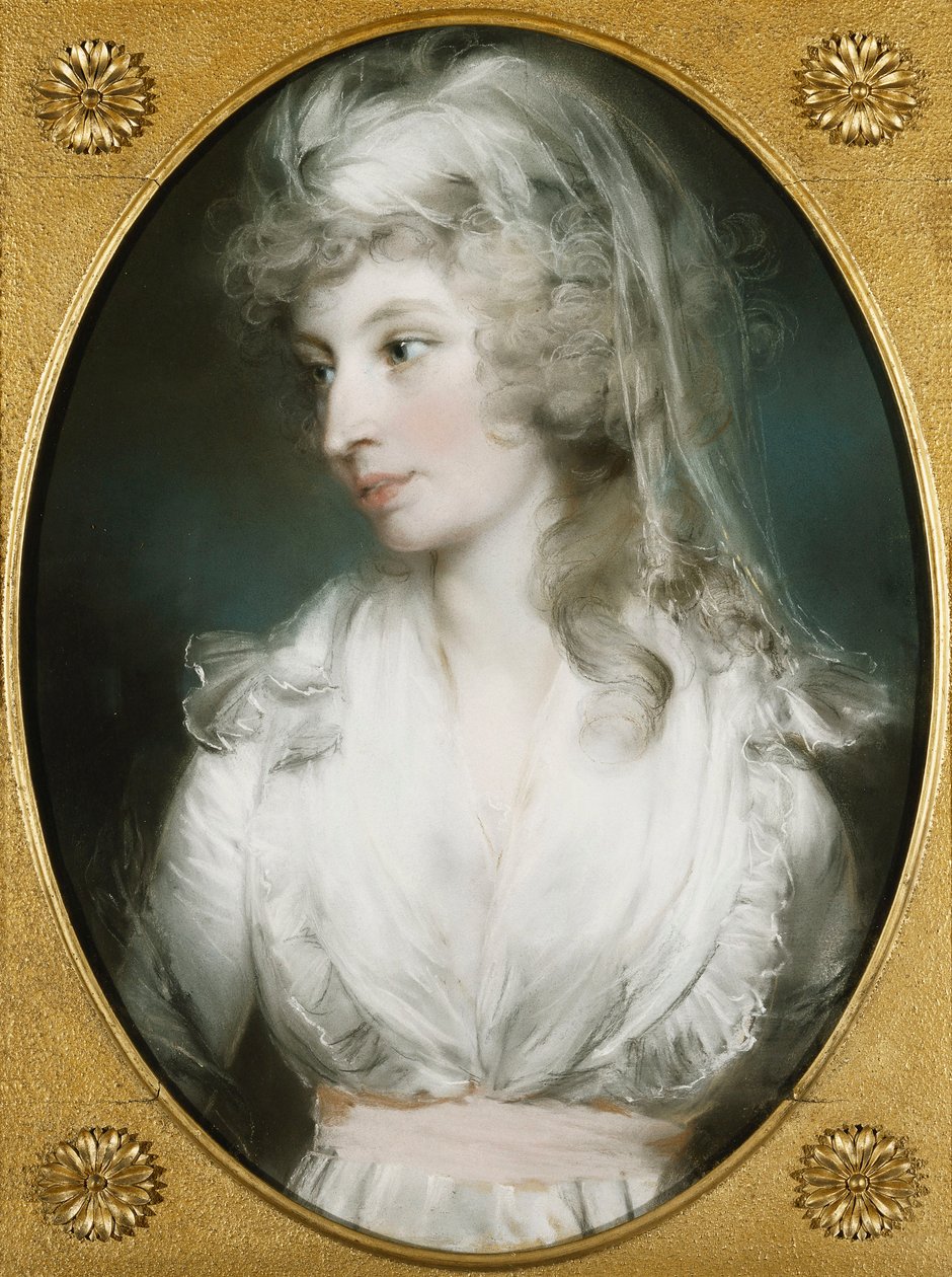 Mary Woodin muotokuva, 1794 tekijältä John Russell