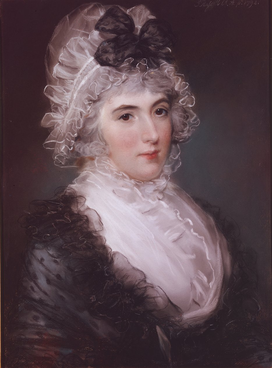 Rouva Janet Grizelin muotokuva, 1794 tekijältä John Russell