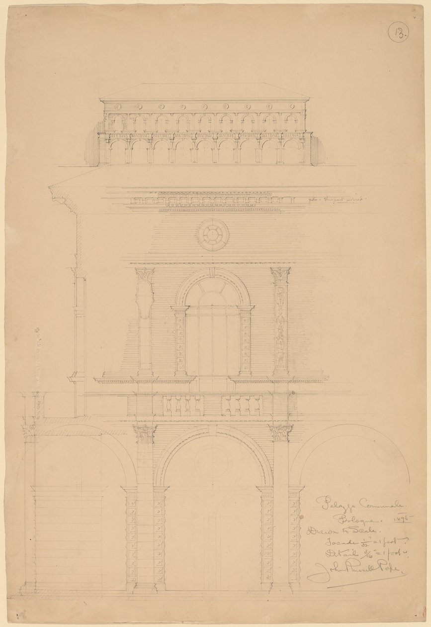 Kaupungintalo, Bologna tekijältä John Russell Pope