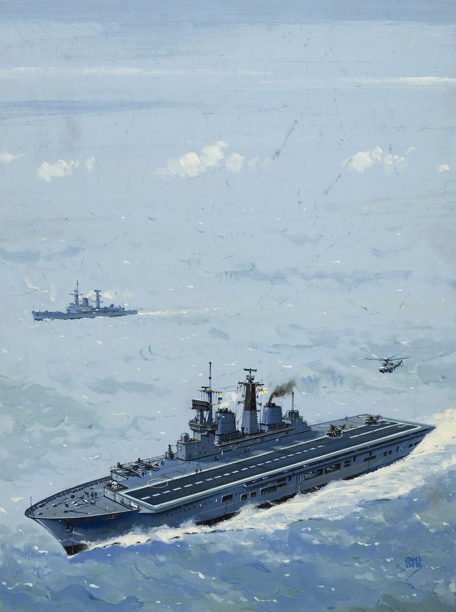 HMS Invincible (guassi paperille) tekijältä John S. Smith