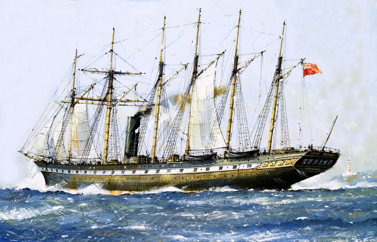 SS Great Britain, Isambard Kingdom Brunelin hienoin laiva. tekijältä John S. Smith
