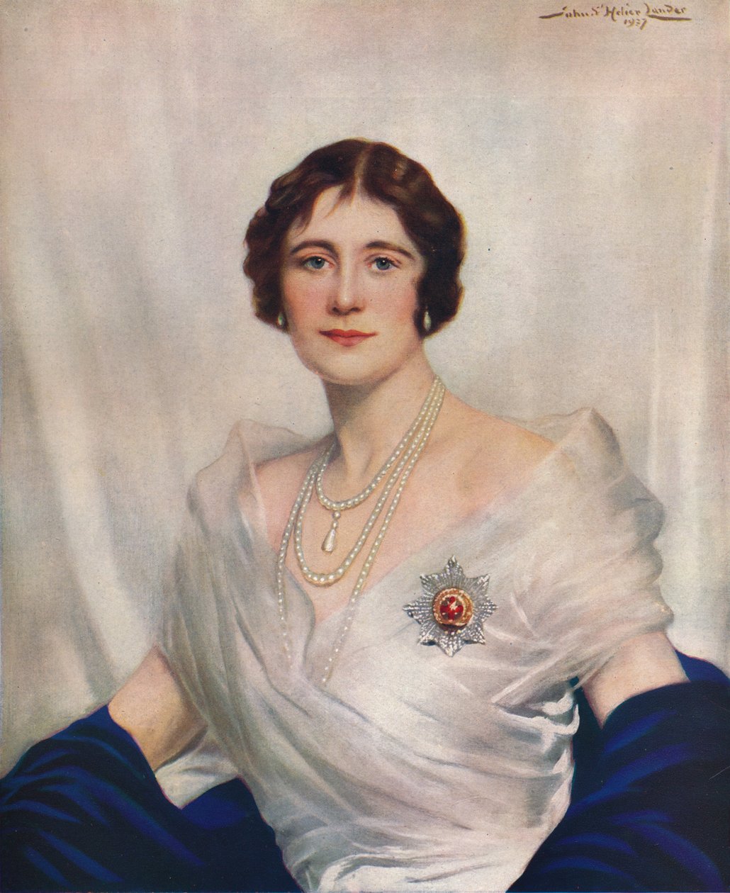 "Hänen Majesteettinsa kuningatar Elizabeth", 1937 tekijältä John Saint Helier Lander