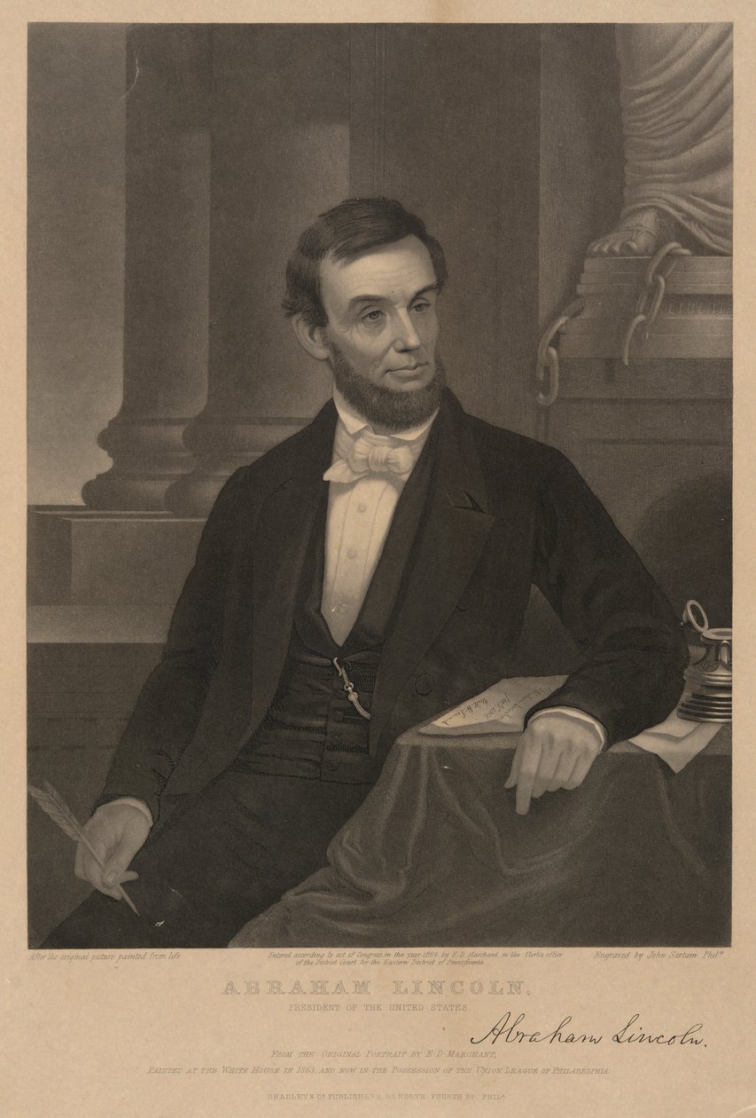 Abraham Lincoln tekijältä John Sartain