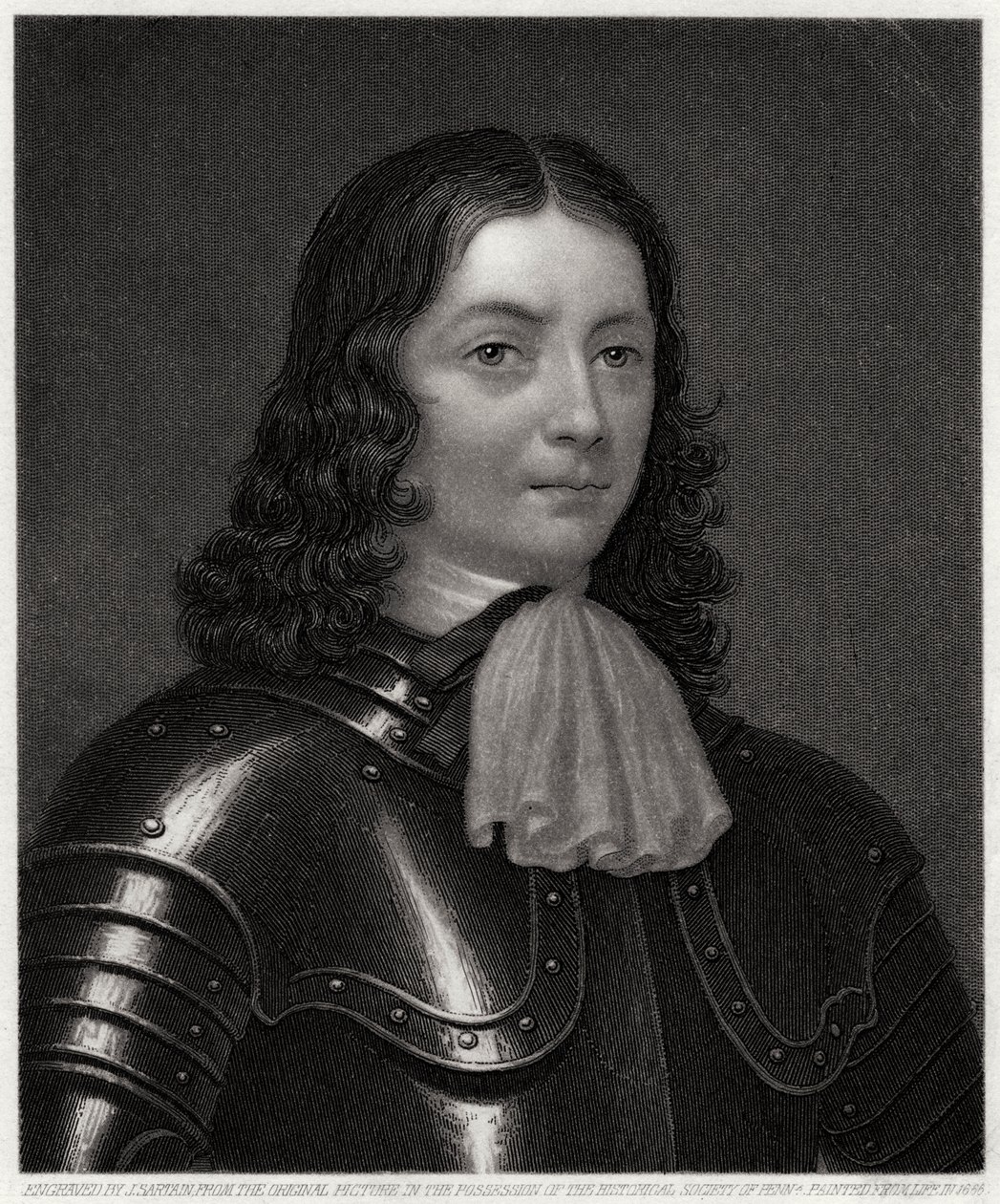 William Penn, vuoden 1666 jälkeen, 1800-luku. tekijältä John Sartain