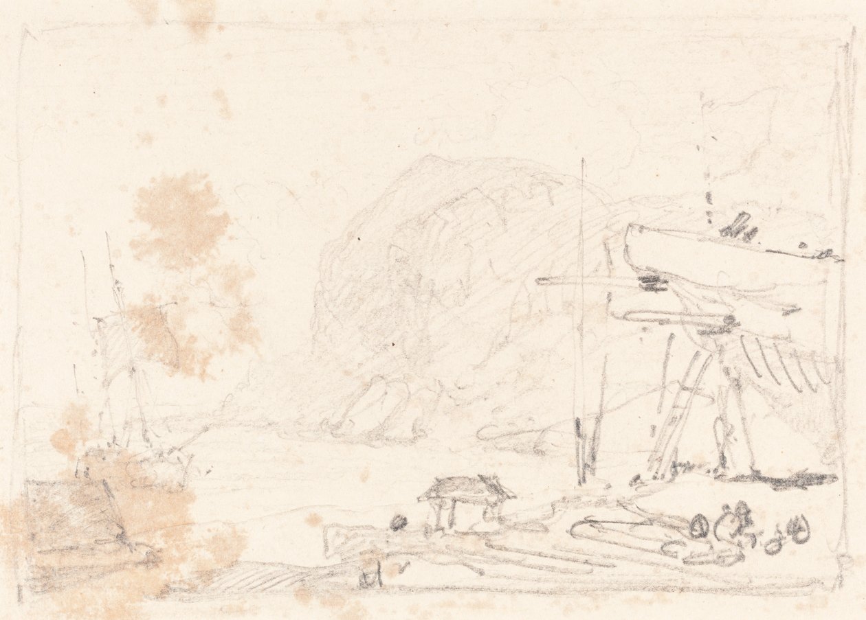 Kuivatelakka tekijältä John Sell Cotman