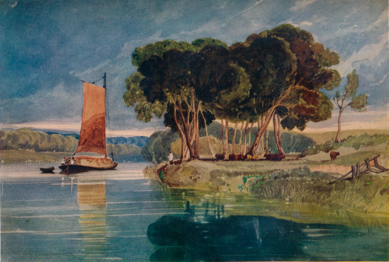 Jokikohtaus, 1800-1842, 1924 tekijältä John Sell Cotman