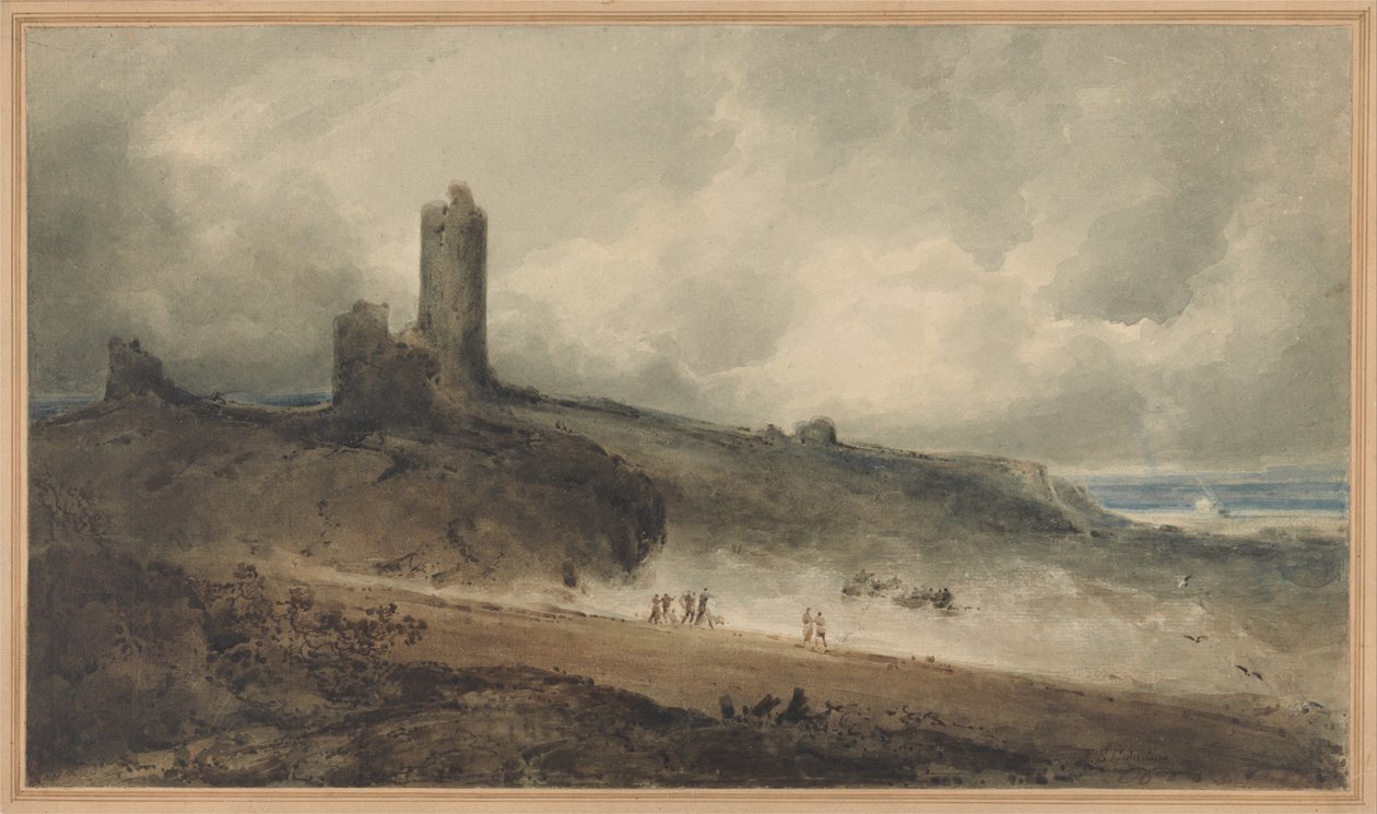 Aberystwythin linna tekijältä John Sell Cotman