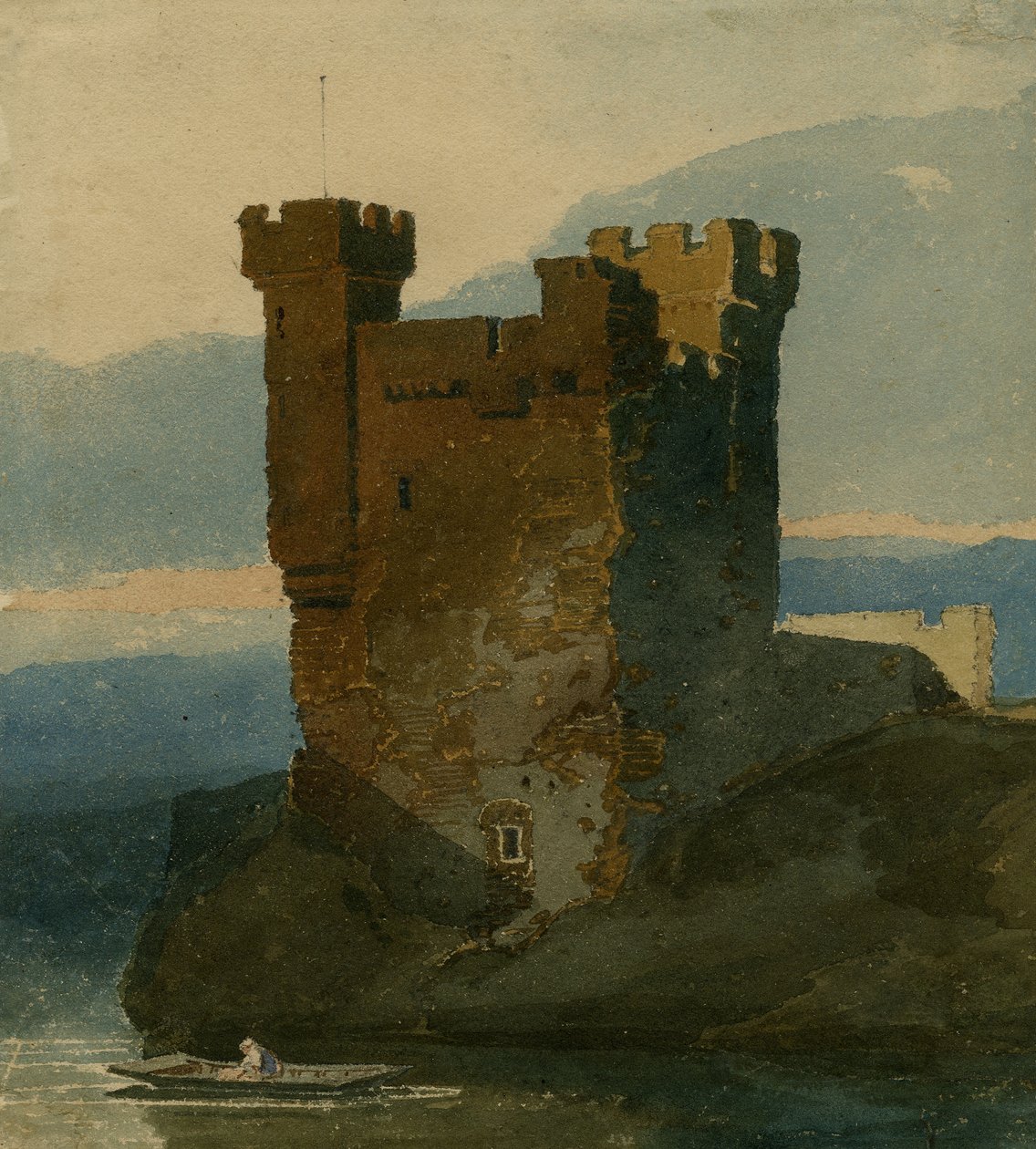 Huonekalut ja erilaiset esineet 1100- ja 1300-luvuilta tekijältä John Sell Cotman
