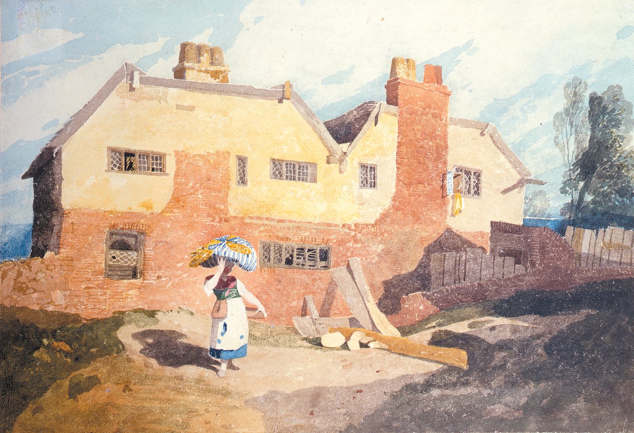 Huonekalut ja erilaiset esineet 1100- ja 1300-luvuilta tekijältä John Sell Cotman