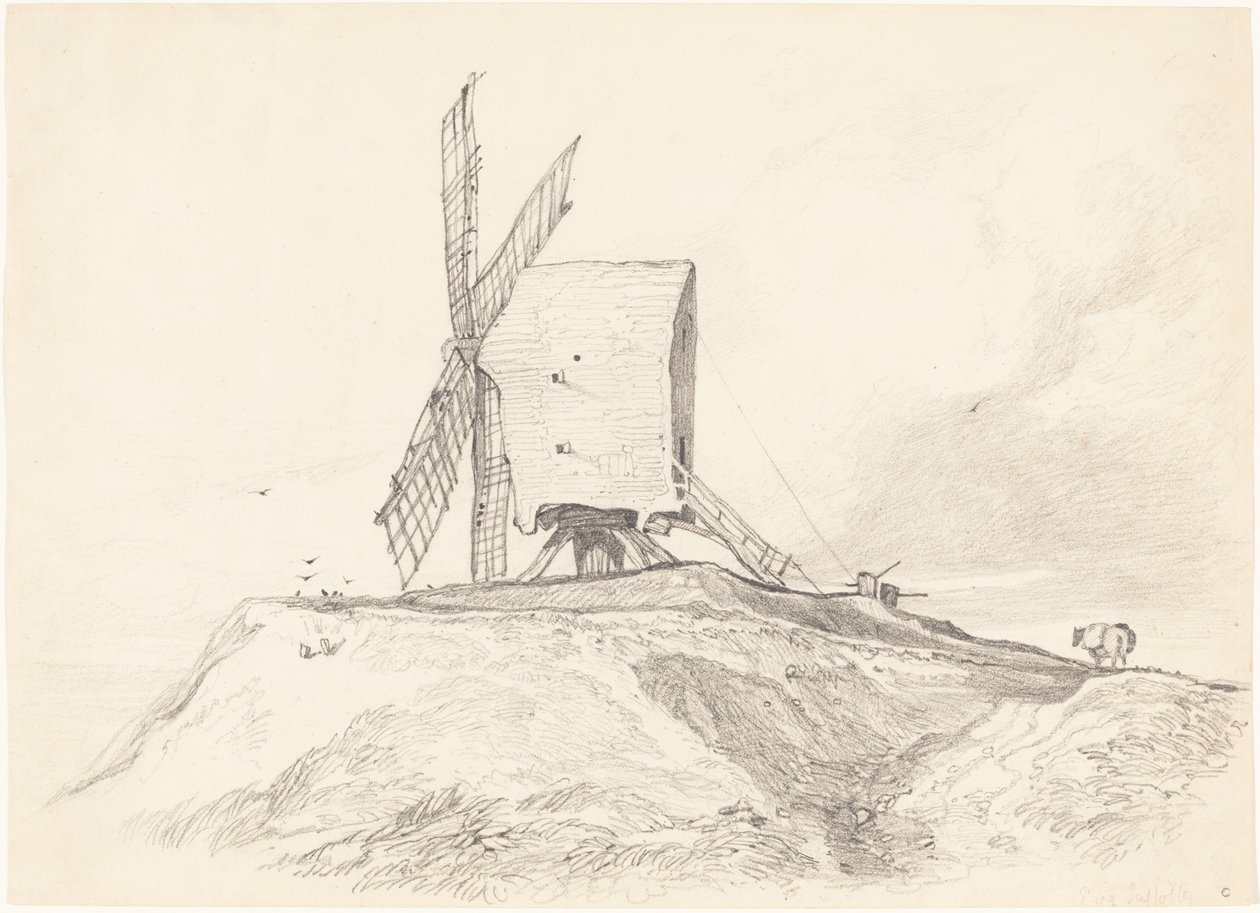 Eye Mill Suffolkissa tekijältä John Sell Cotman