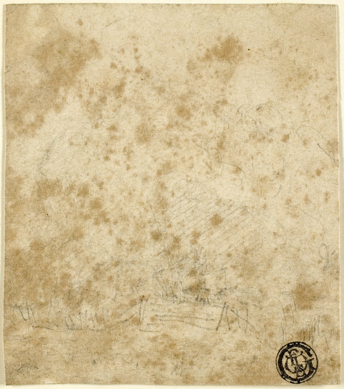 Lukukelvoton luonnos tekijältä John Sell Cotman