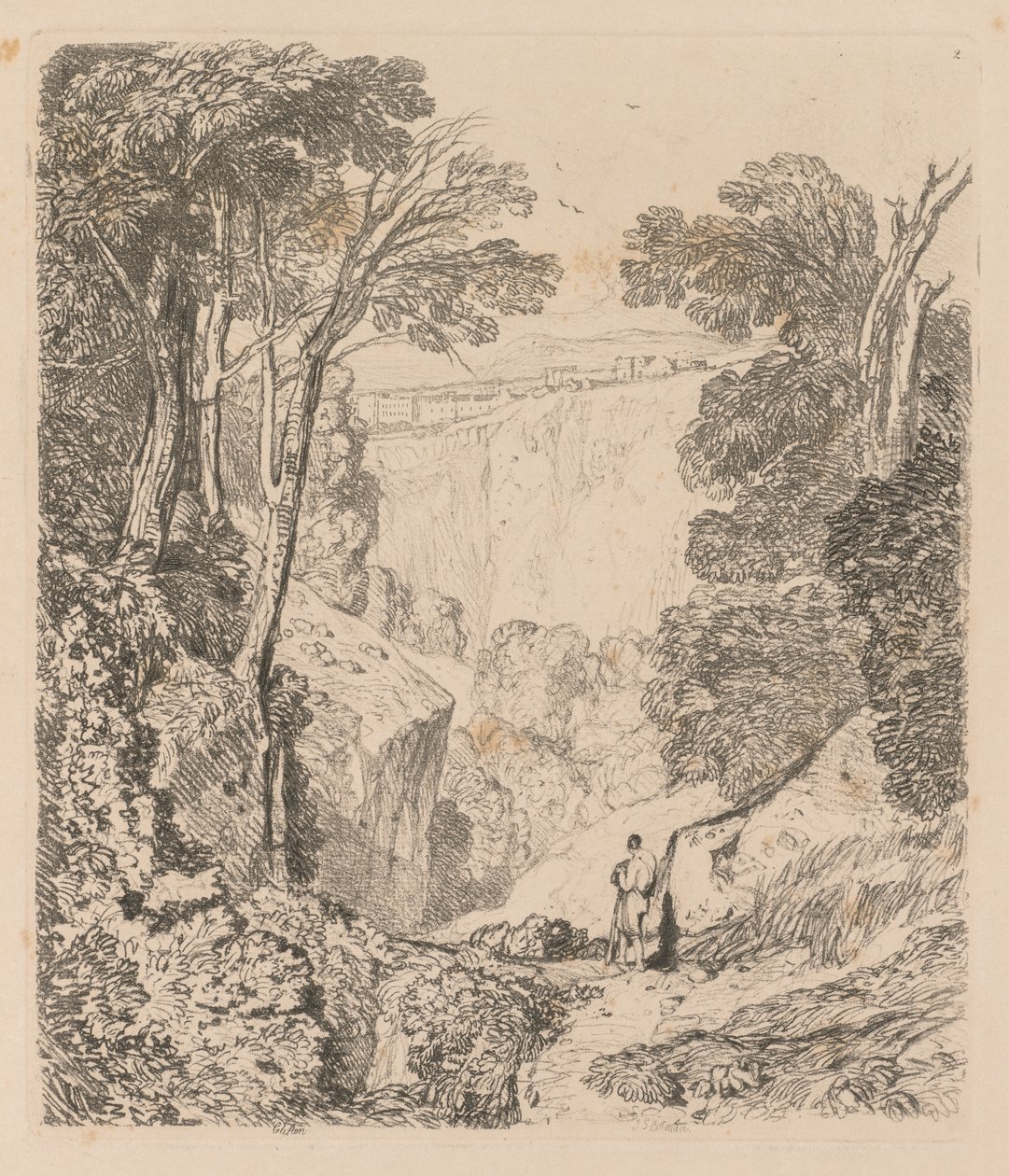 Liber Studiorum: Levy 2, Näkymä Cliftonista tekijältä John Sell Cotman