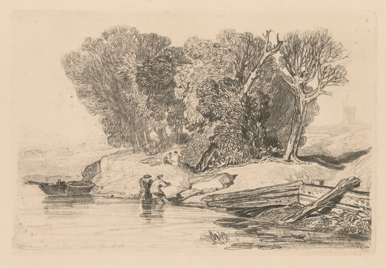 Tutkimuskirja: Plate 7, Postwick Grove, Norfolk tekijältä John Sell Cotman