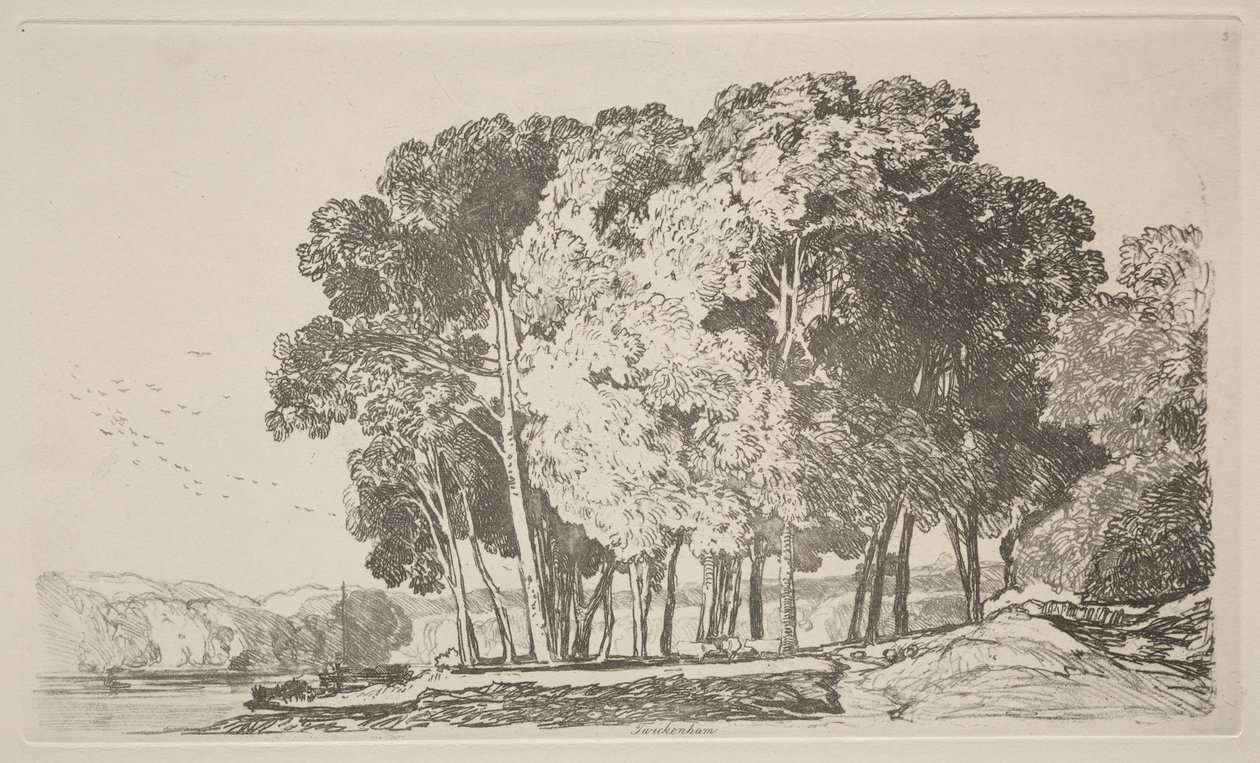 Tutkimuskirja: Twickenham, 1838 tekijältä John Sell Cotman