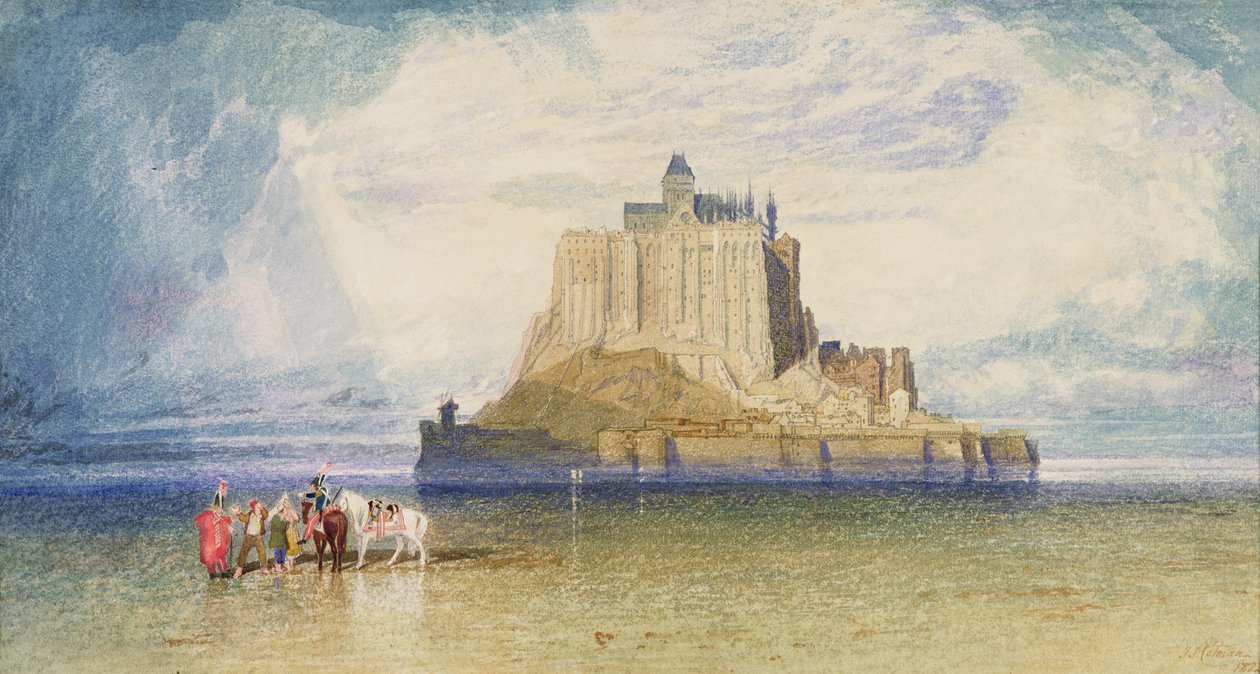 Mont St. Michel tekijältä John Sell Cotman