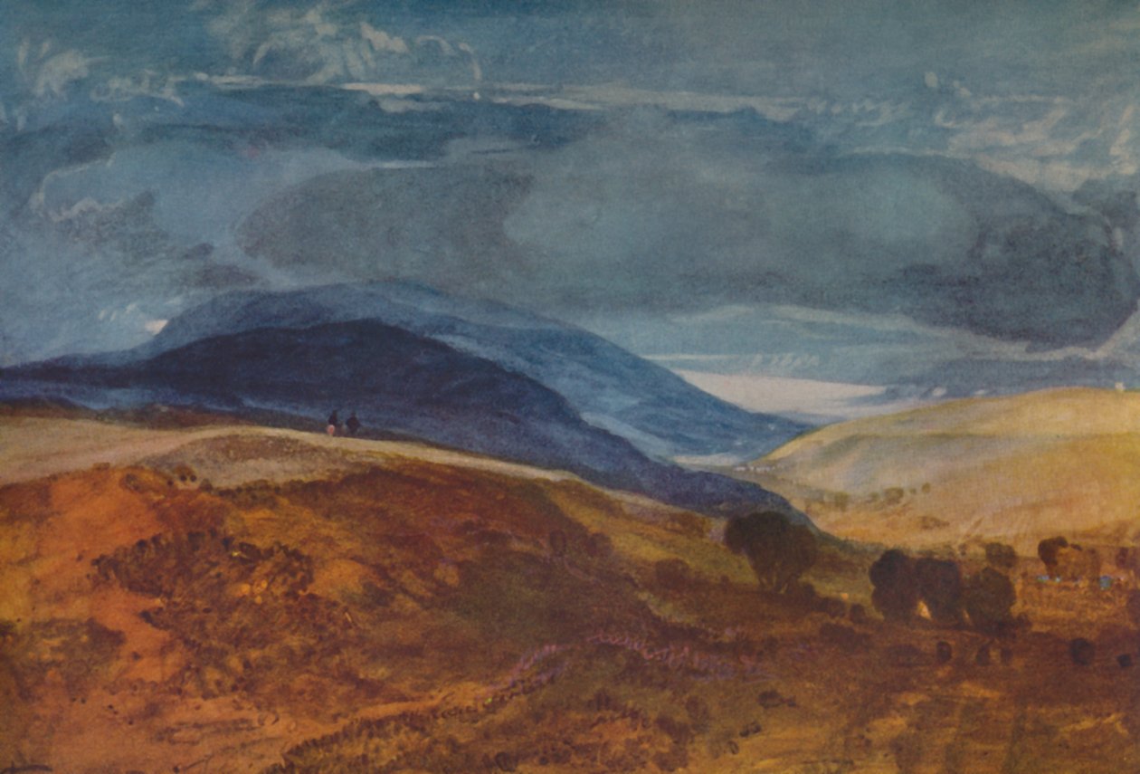 Vuoristokohtaus, 1923 tekijältä John Sell Cotman