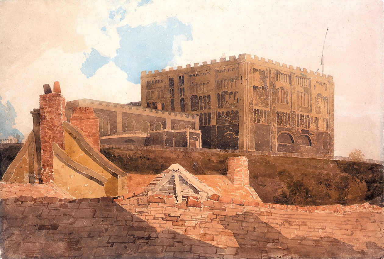 Huonekalut ja erilaiset esineet 1100- ja 1300-luvuilta tekijältä John Sell Cotman