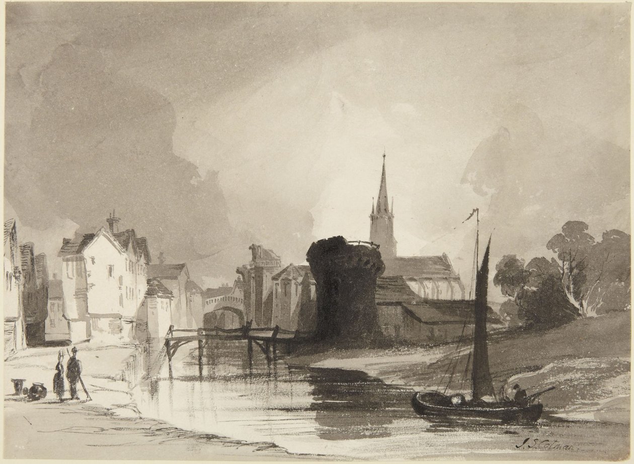 Jokimaisema tekijältä John Sell Cotman