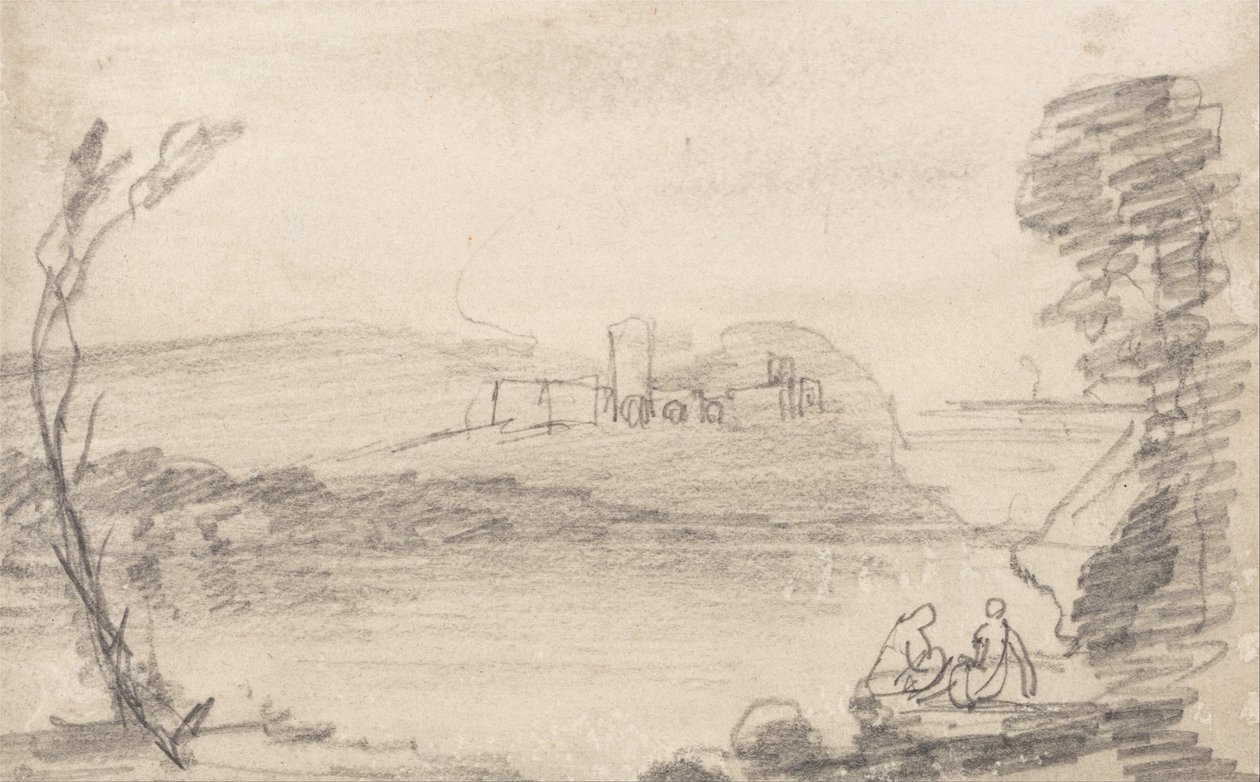 Raunio järvellä, Richard Wilsonin tyyliin tekijältä John Sell Cotman