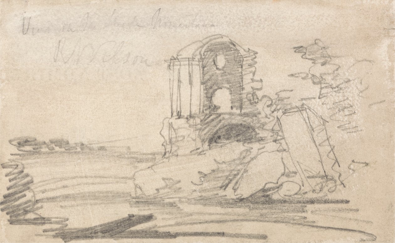 Templo arruinado depois de Richard Wilsonfinnish tekijältä John Sell Cotman