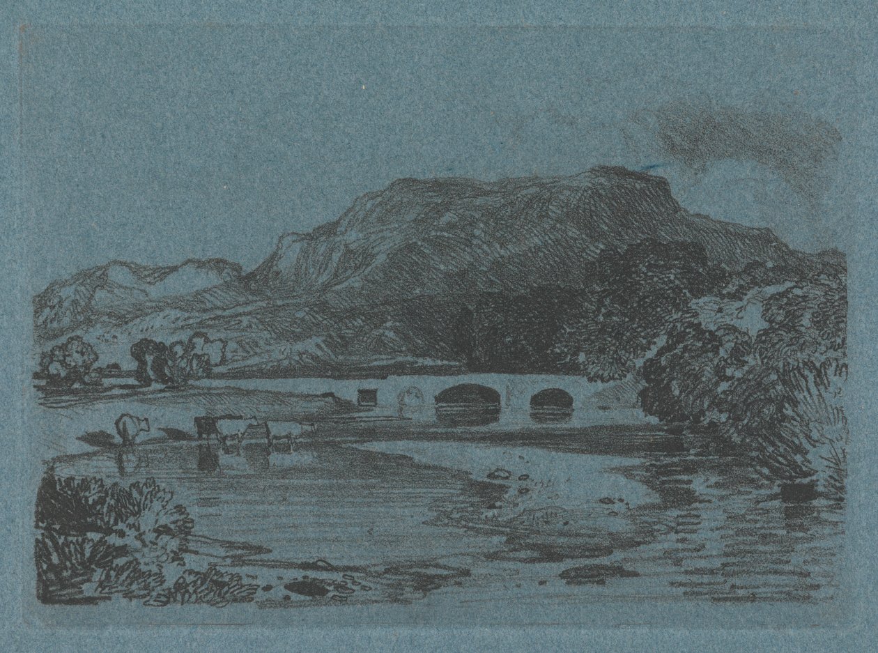 Tan-y-Bwlch, Merionethshire, Pohjois-Wales tekijältä John Sell Cotman