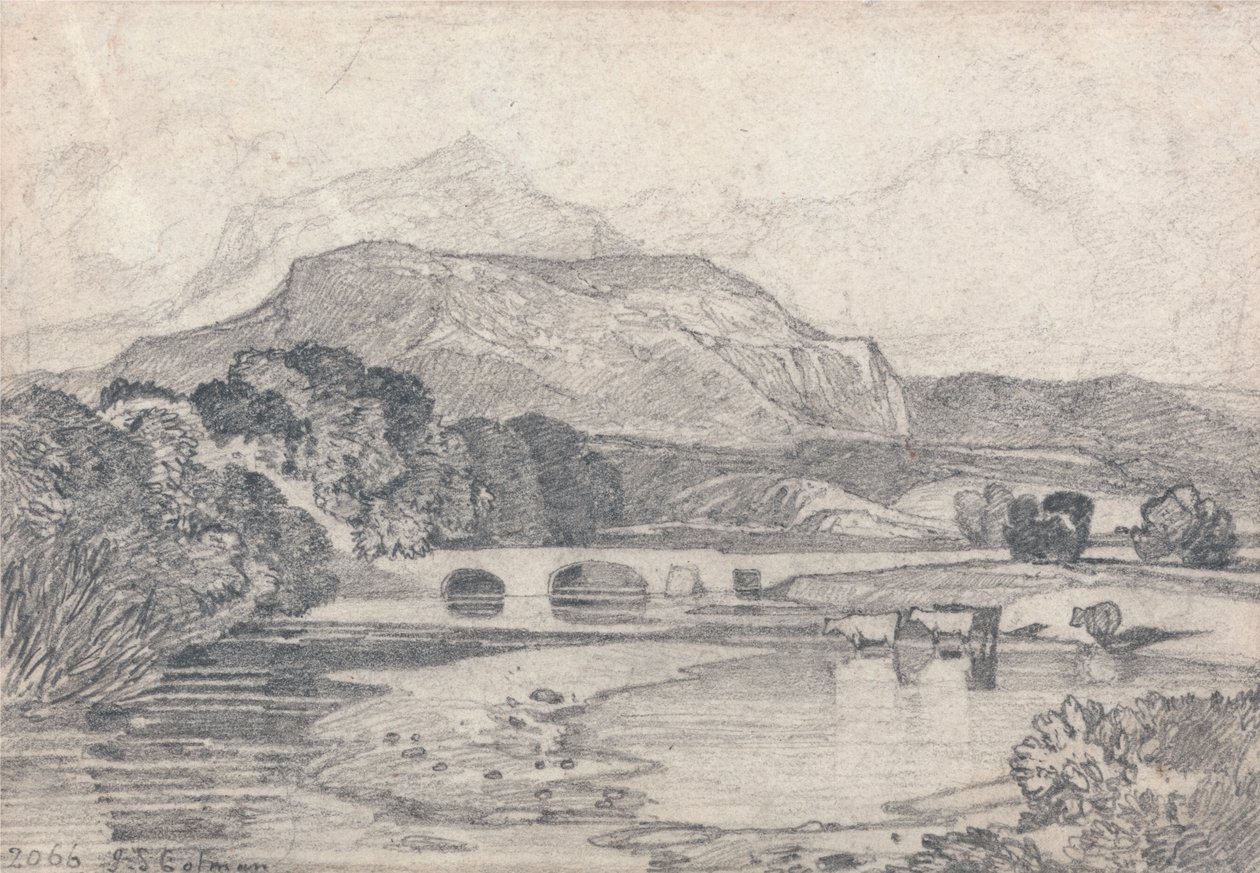 Tan-y-Bwlch, Pohjois-Wales tekijältä John Sell Cotman