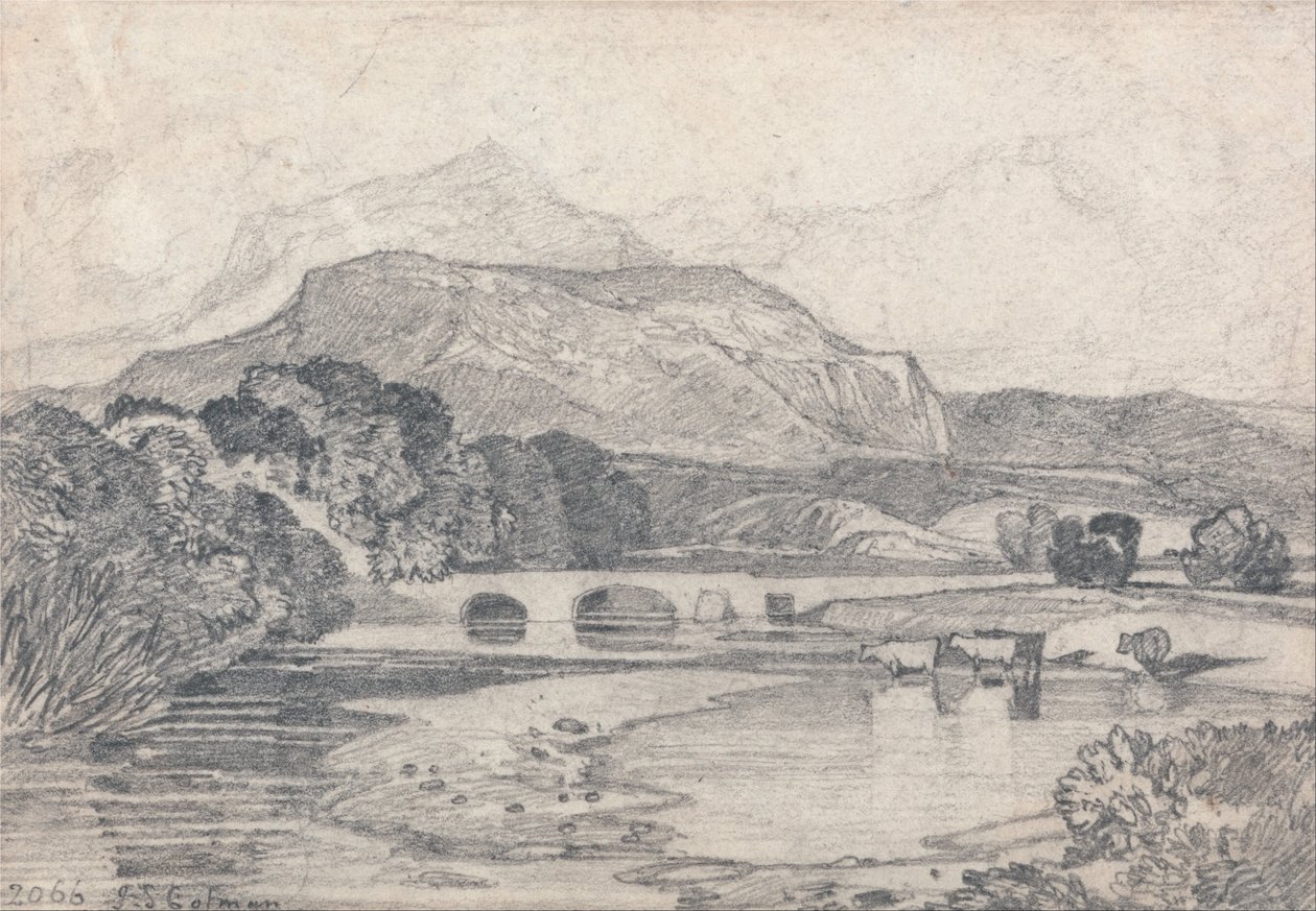 Tan-y-Bwlch, Pohjois-Wales tekijältä John Sell Cotman