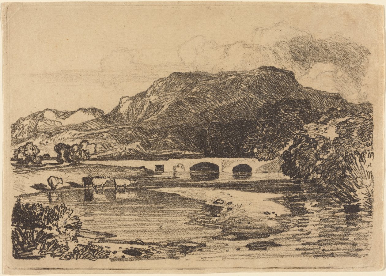 Tan y Bwlch, Pohjois-Wales tekijältä John Sell Cotman