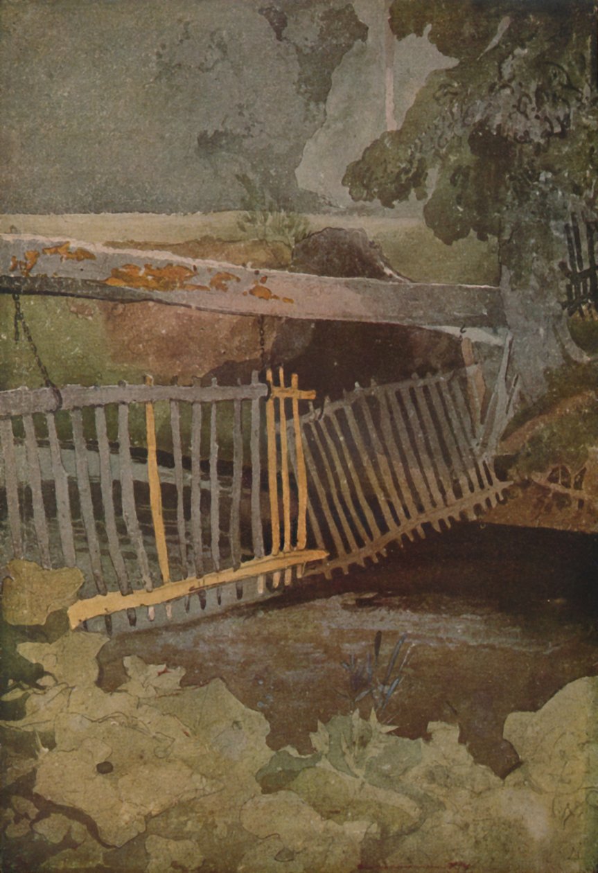 The Drop Gate, Duncombe Park, 1923 tekijältä John Sell Cotman