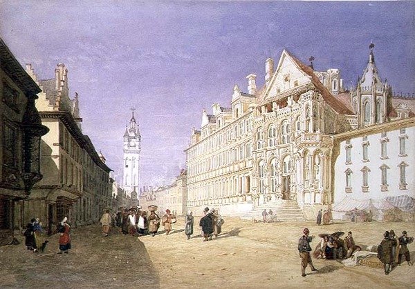 Hotel de Ville, Gent tekijältä John Sell Cotman