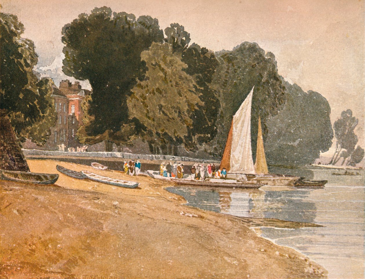 Twickenham, c1808 tekijältä John Sell Cotman