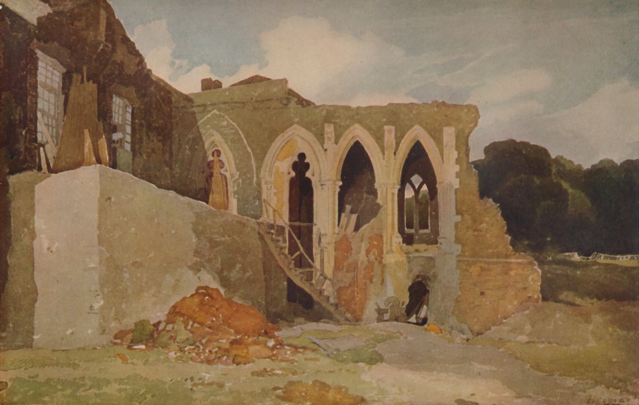 Walsingham Abbey, 1923 tekijältä John Sell Cotman