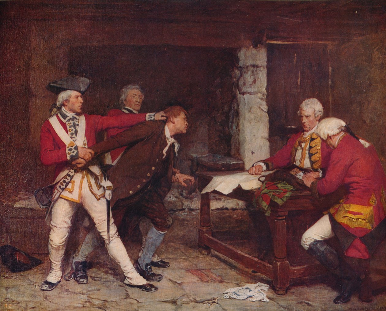 Vakooja leirillä, 1890, 1915 tekijältä John Seymour Lucas