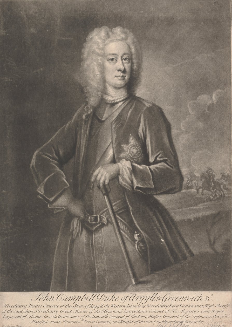 John Campbell, 2. Argyllin herttua, 1. Greenwichin herttua tekijältä John Simon