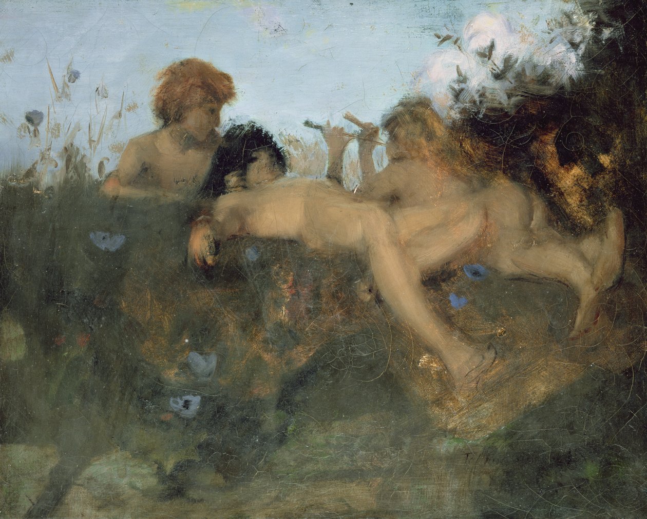Kesäidylli, 1878-79 tekijältä John Singer Sargent